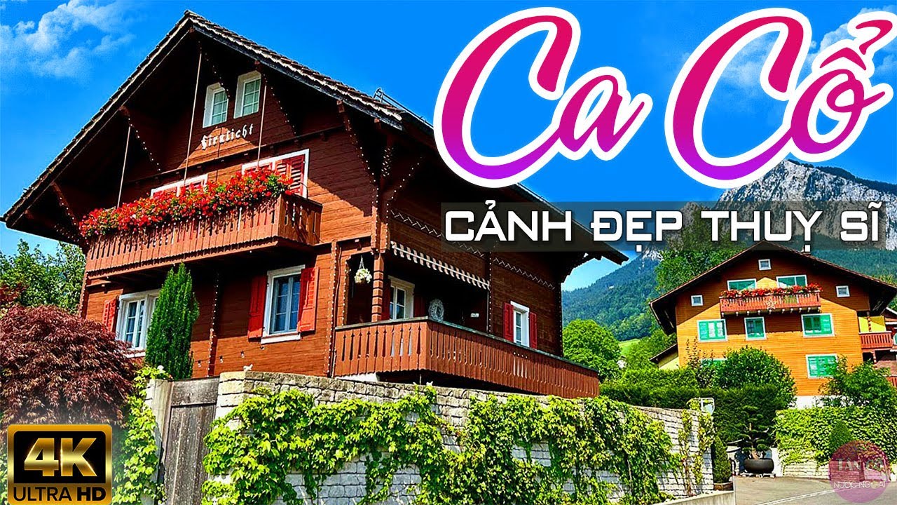 Nghe mà rụng tim Ca cổ ru ngủ thư giãn - Ca cổ hơi dài cảnh đẹp Châu Âu 4k - Tân Cổ Nước Ngoài