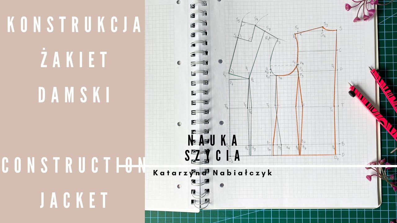 Konstrukcja żakietu damskiego I Pattern Jacket I Part 1