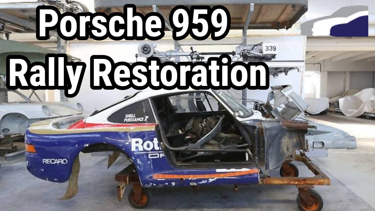 Crashed Rothmans Porsche 959 Restored to Former Glory
