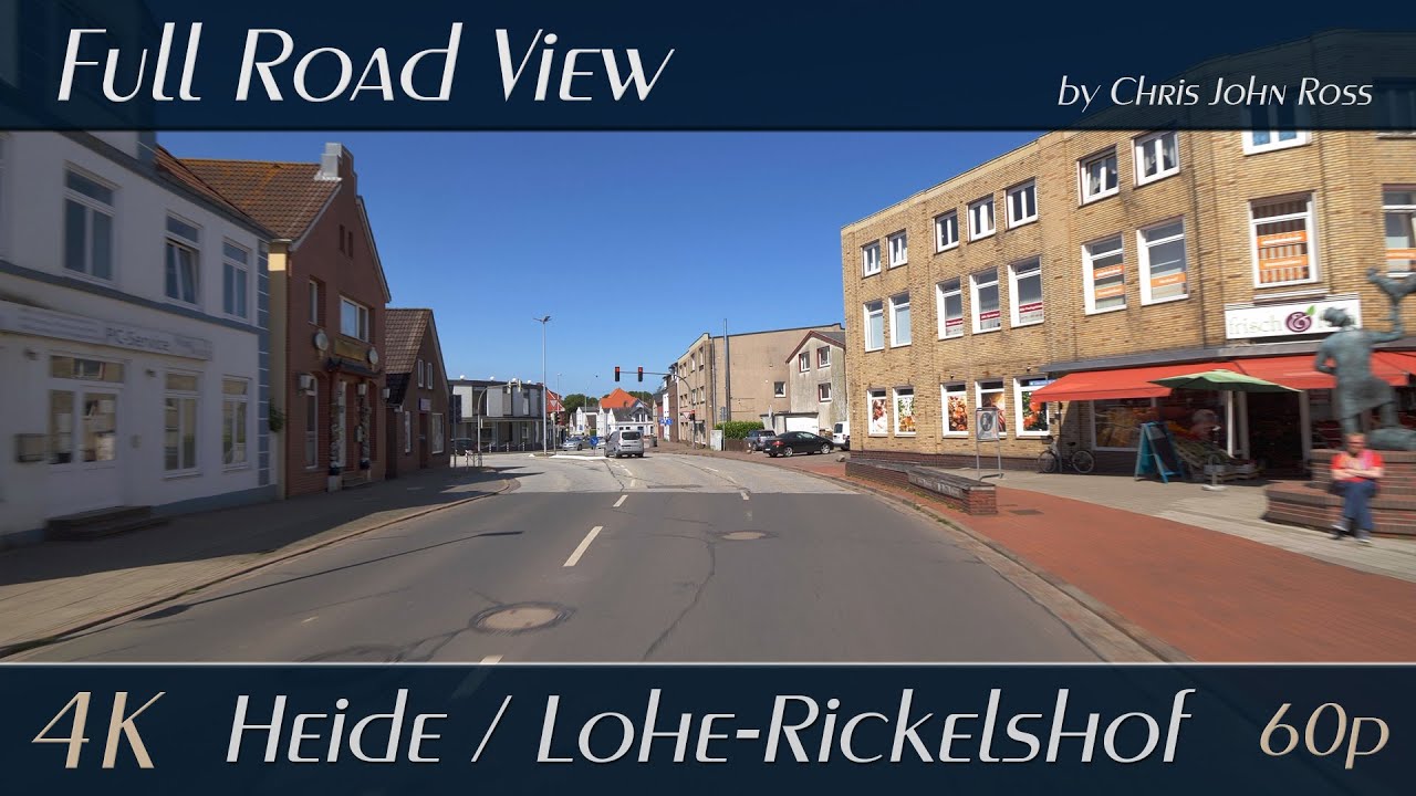 Heide (Holstein) - Lohe-Rickelshof, Kreis Dithmarschen, Schleswig-Holstein, Germany - 4K (2160p/60p)