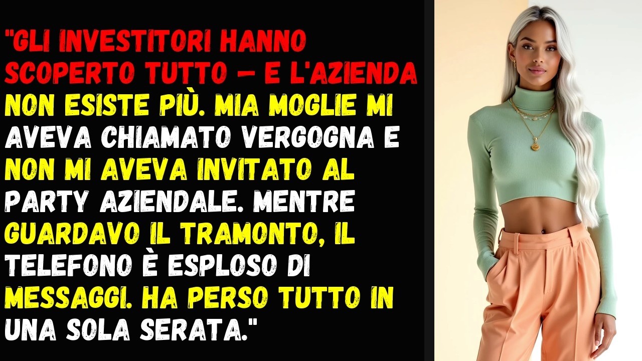 Gli Investitori Hanno Scoperto Tutto — E L'Azienda Non Esiste Più. Mia Moglie Mi Aveva Chiamato