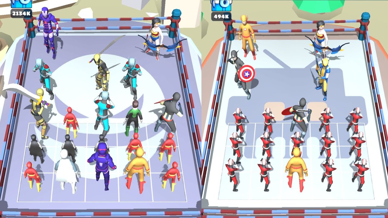 Merge Superhero Monster Battle - Superhero Army vs Monster Army, Merge Master Fusion Game