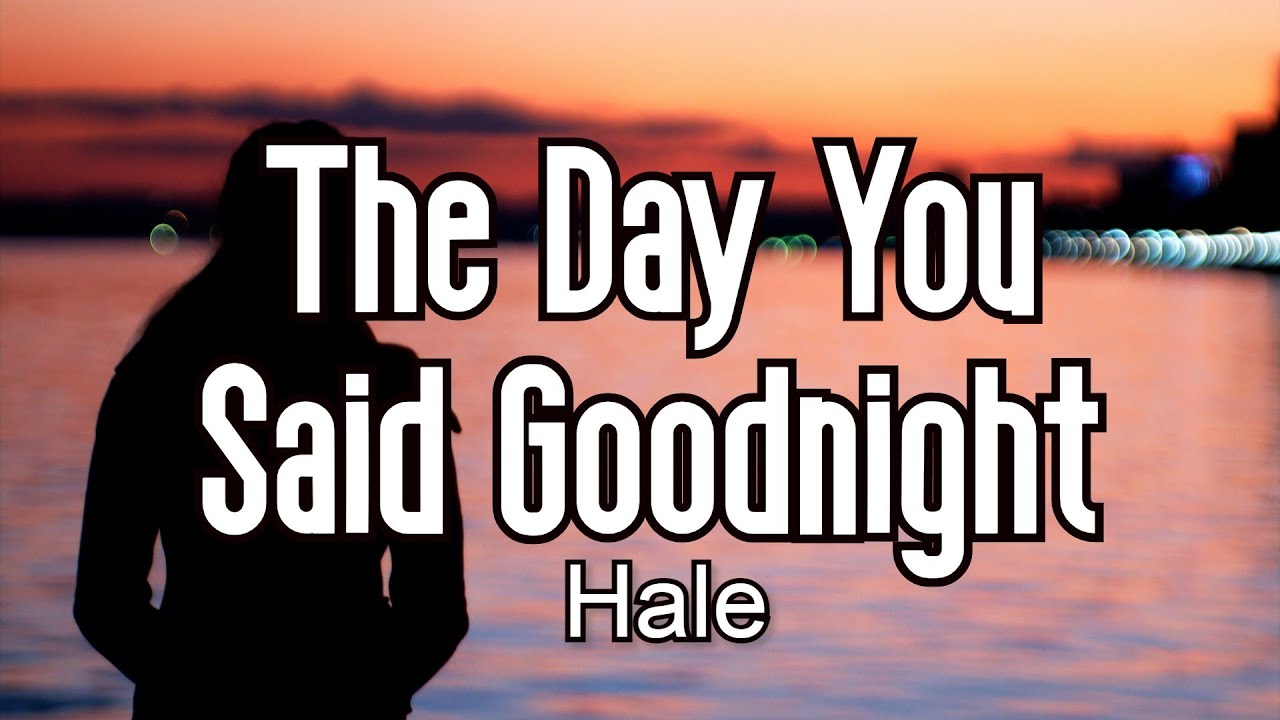 The Day You Said Goodnight (KARAOKE) | Hale
