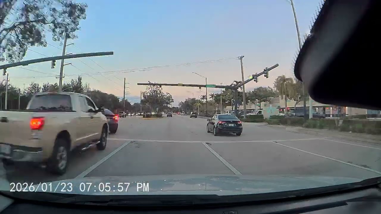 Snow in Florida?! Dashcam Captures INSANE Weather Moment!
