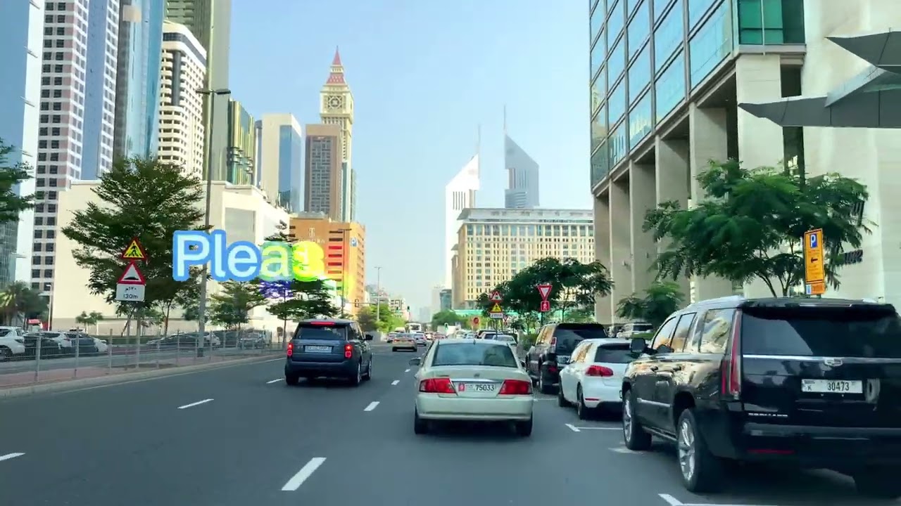 Al Bada to Dubai International Financial Centre 🚗 | 4K City Drive | Smooth Urban Views
