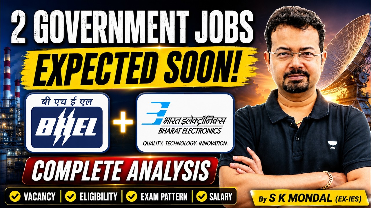 BHEL + BEL Recruitment 2026 🔥 2 BIG Government Jobs Coming Soon | Complete Analysis