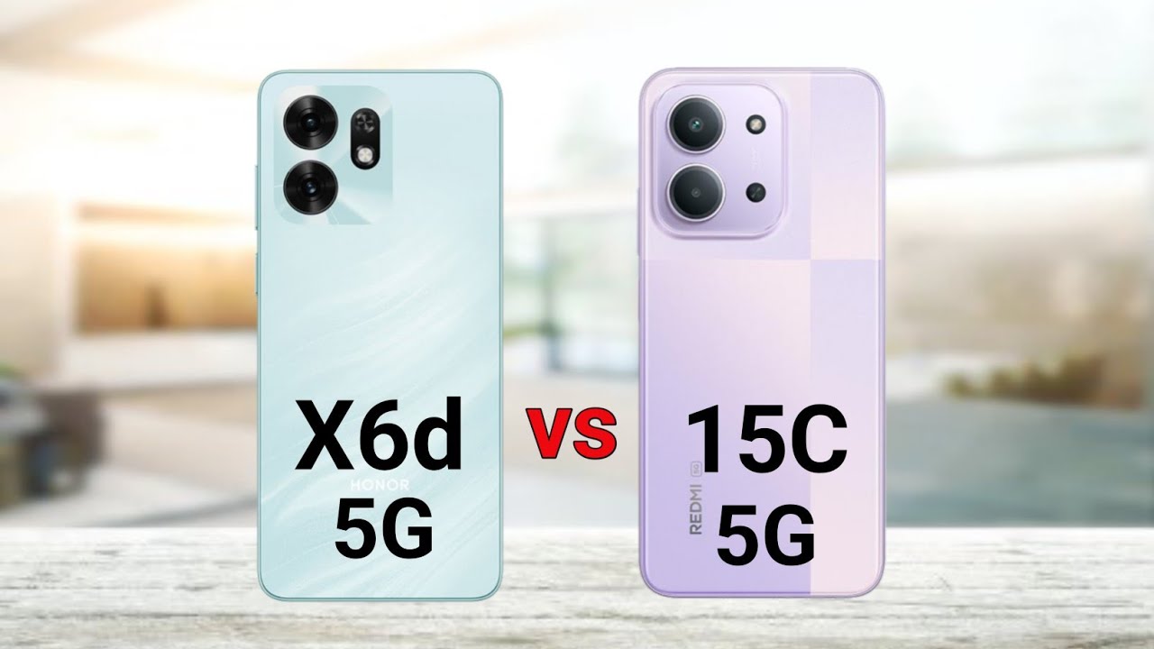 Honor X6d 5G vs Redmi 15C 5G