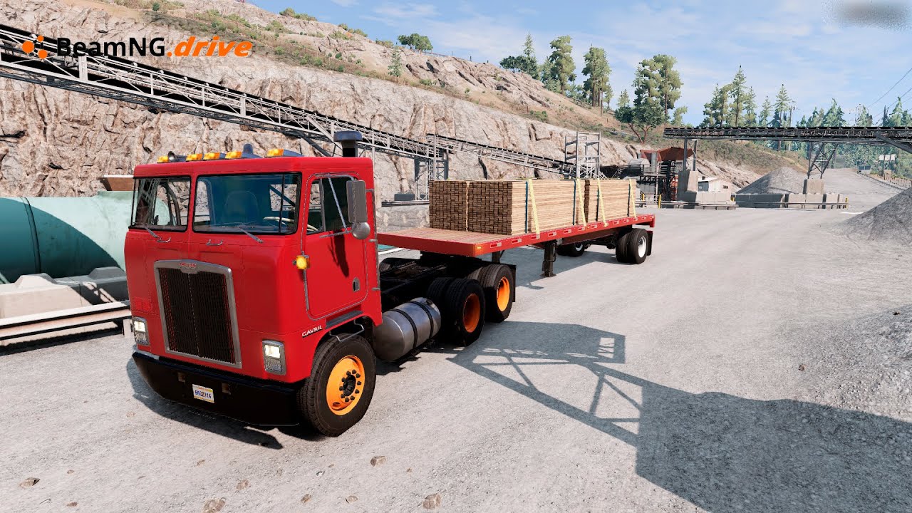 VIDA DE CAMINHONEIRO  NOSSA PRIMEIRA CARGA DE MADEIRA  BeamNG drive
