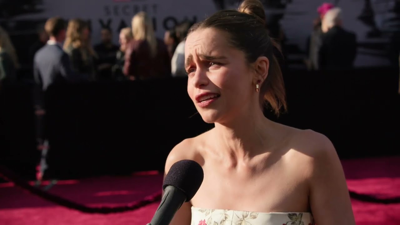 Secret Invasion Los Angeles Premiere - itw Emilia Clarke (Official video)