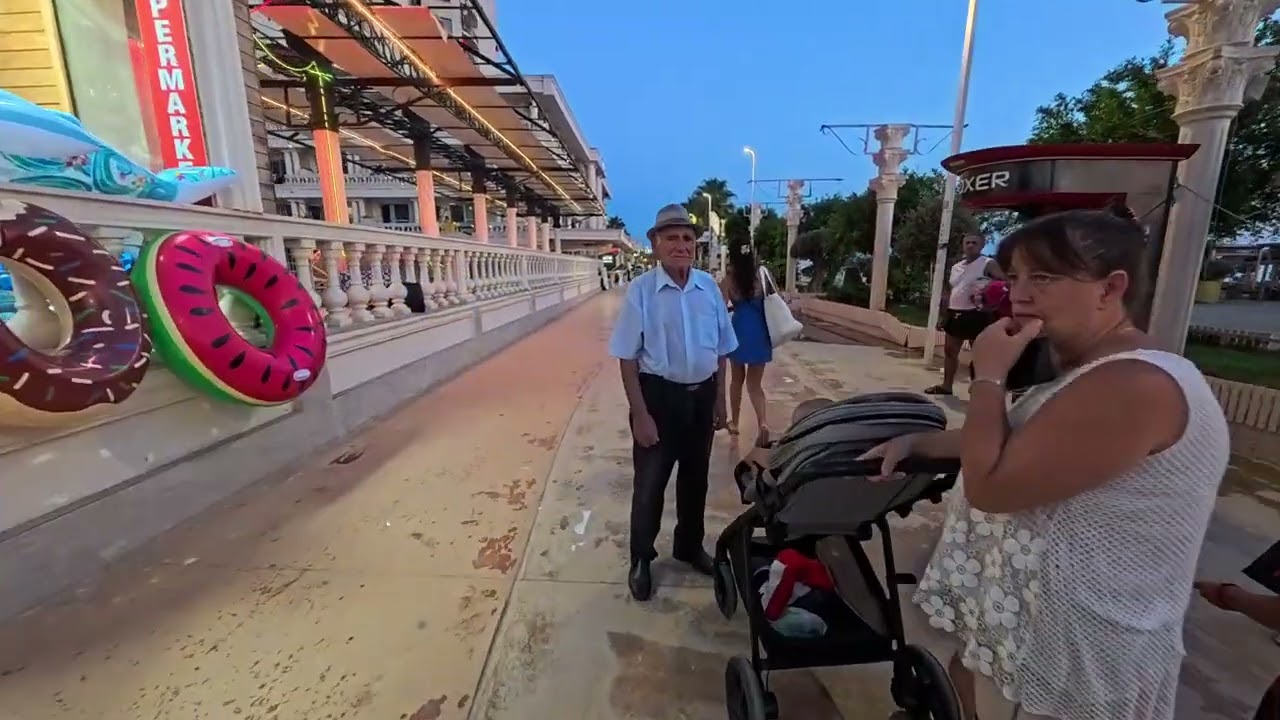 Durres promenade, in Albania, to the south side with Insta360 AcePro2