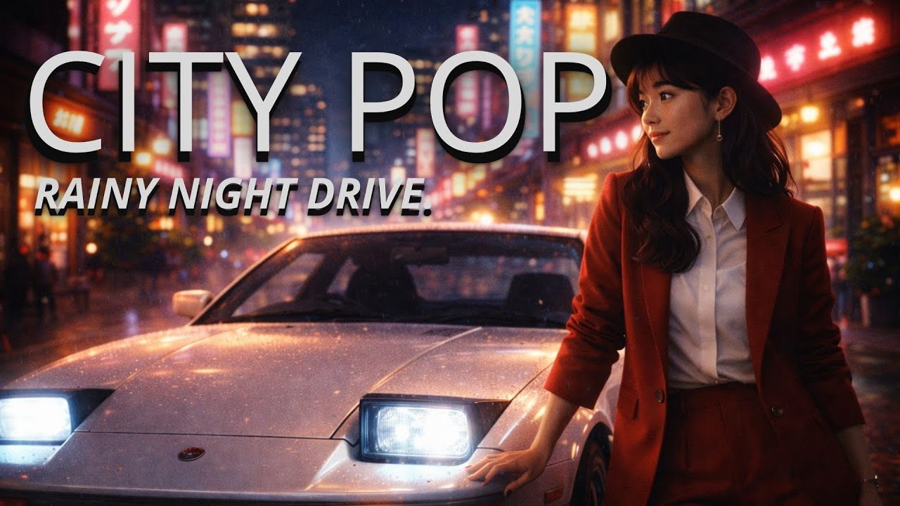 夜の屋根裏 – Rainy Night Drive | Japanese City Pop 80s