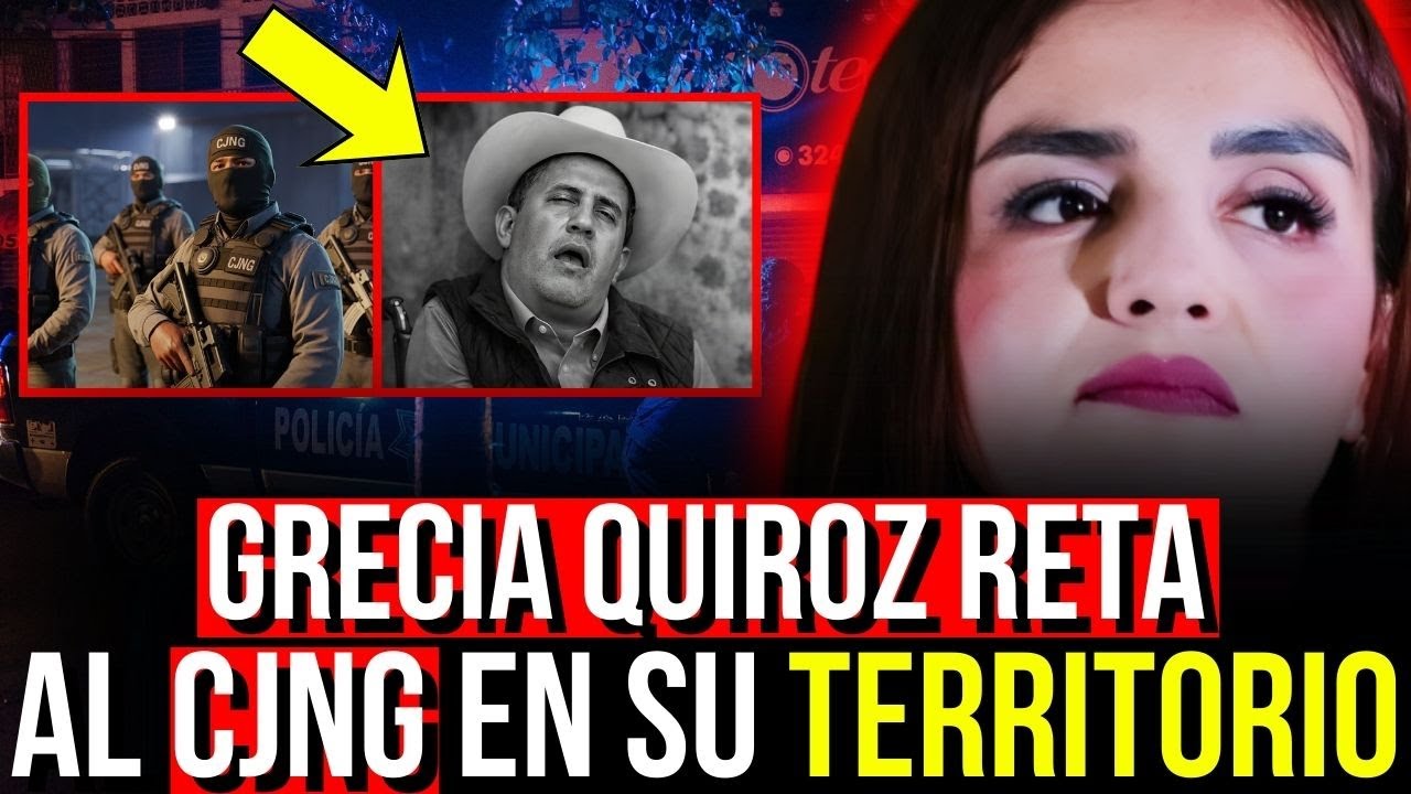 ÚLTIMA HORA: Grecia Quiroz Desafía Al C.J.N.G En Plaza Morelos.