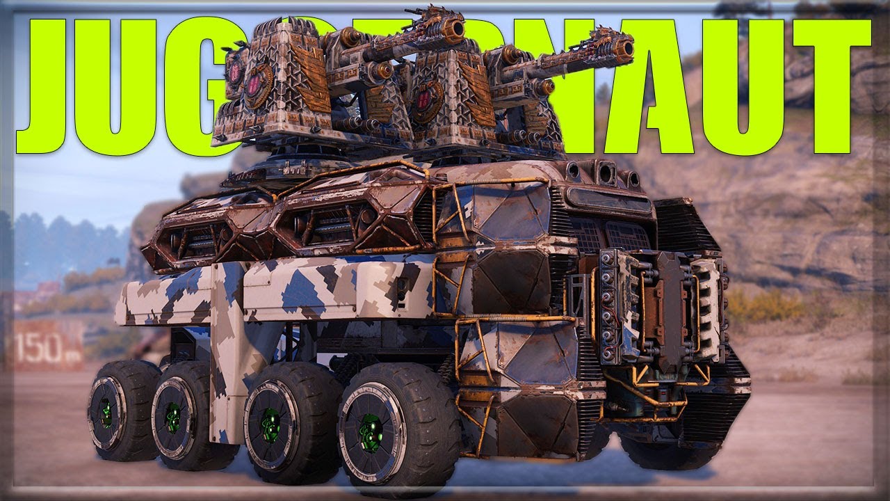 THE JUGGERNAUT! &bull; Double Mammoth Cannon &bull; Machinist Cabin Brick &bull; Crossout 2.6.10