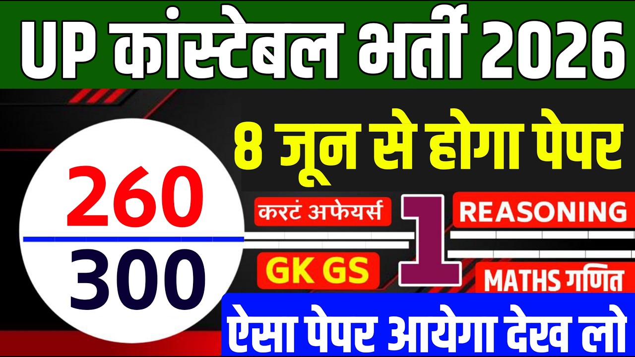UP Police Constable Class 2026 | UP Police Constable Class | UP Police Constable 2026 | UP Constable