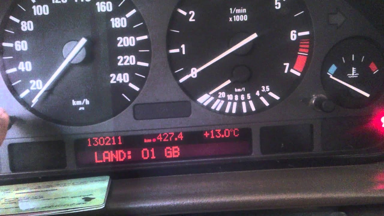 تغير لغه العرض لشاشه المعلومات لسياره BMW E39- E38
