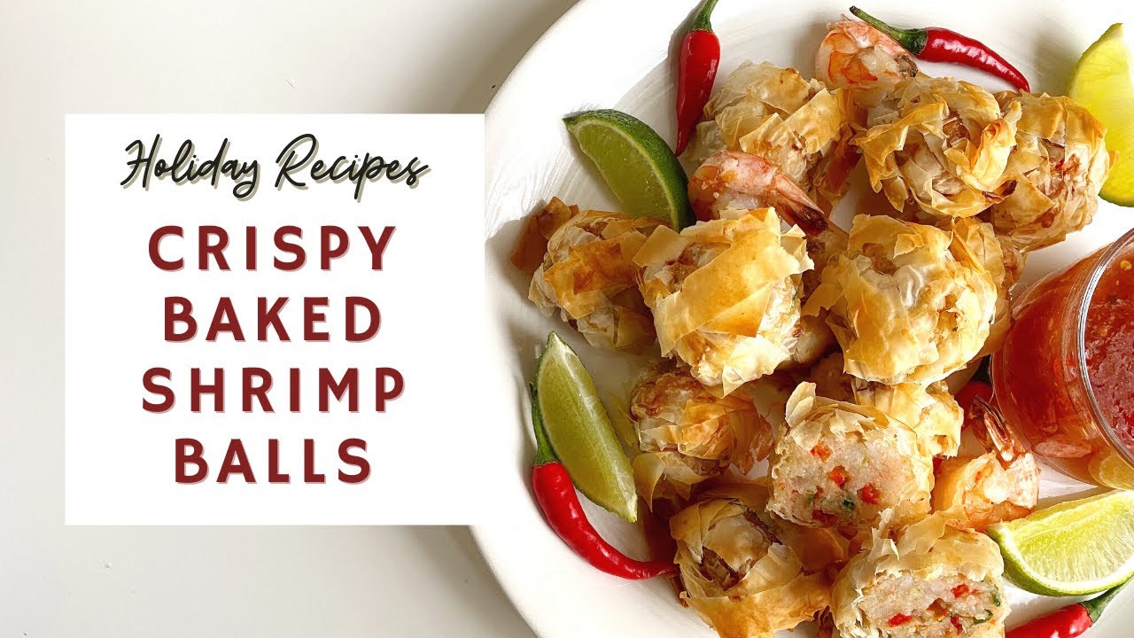 Crispy Baked Shrimp Balls - Easy Holiday Appetizer 🦐🌶️ | HOLIDAY SERIES