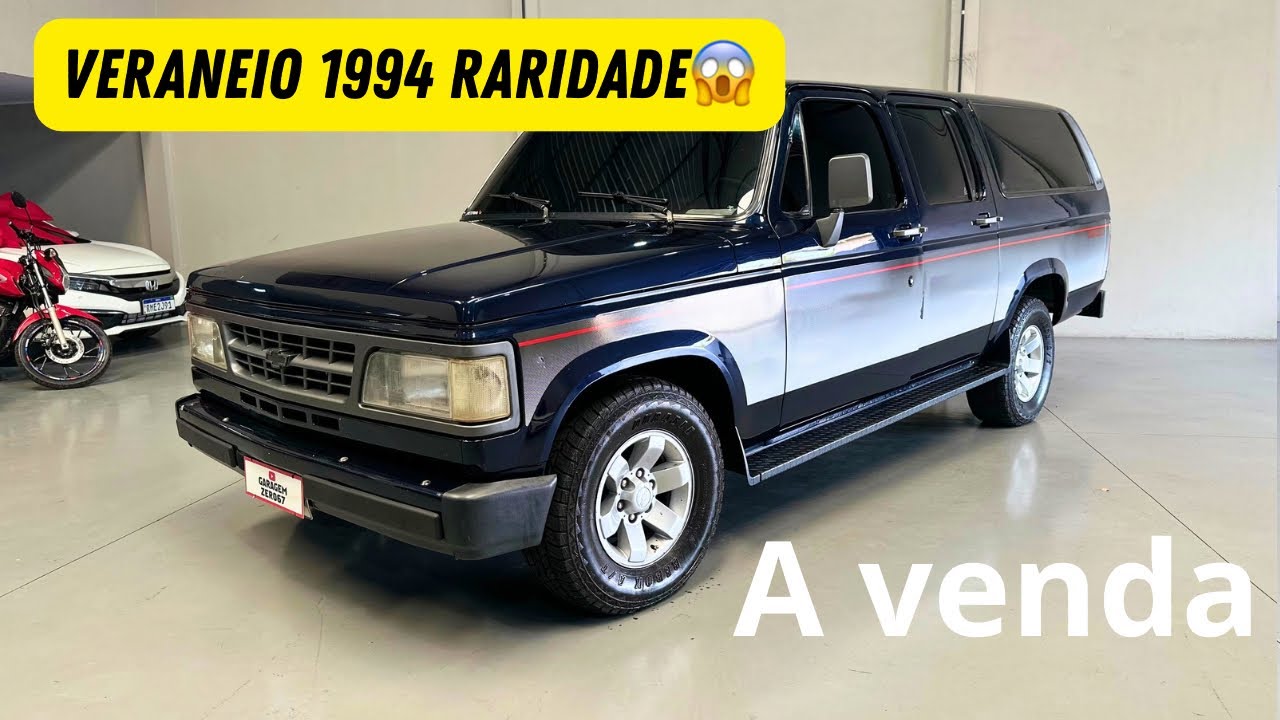 🔥 Veraneio 1994 MWM Diesel RARIDADE! Completa com Ar e Suspensão de Silverado – à venda! 🚙💨