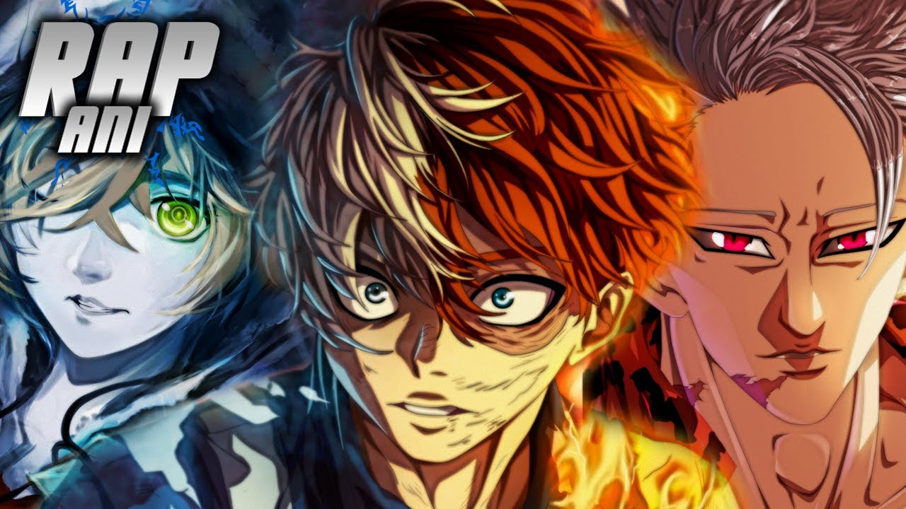 Rap - Sofrimento Interno『 Ban, Todoroki & Yuu 』 | AniRap