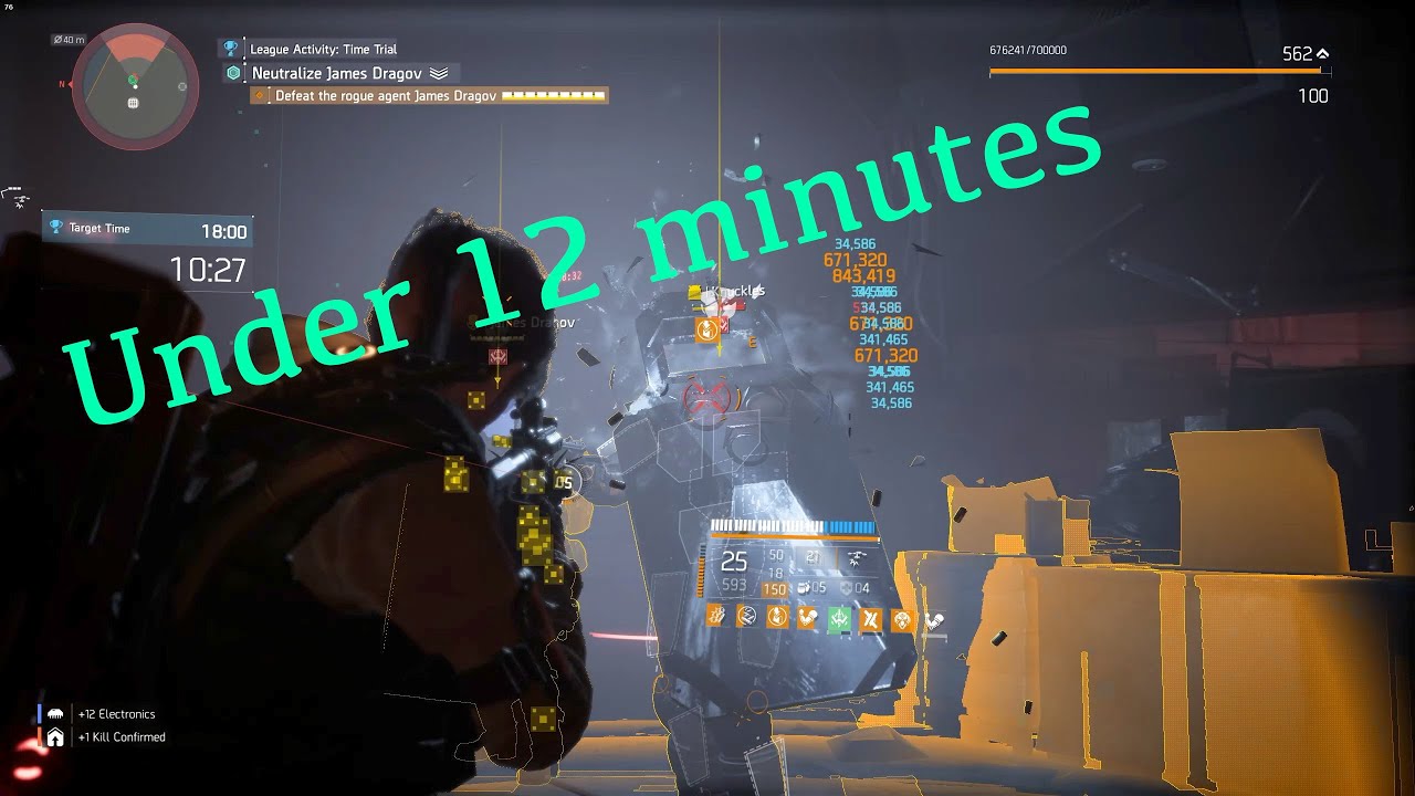 The Division 2 : Wall Street - Under 12 minutes!