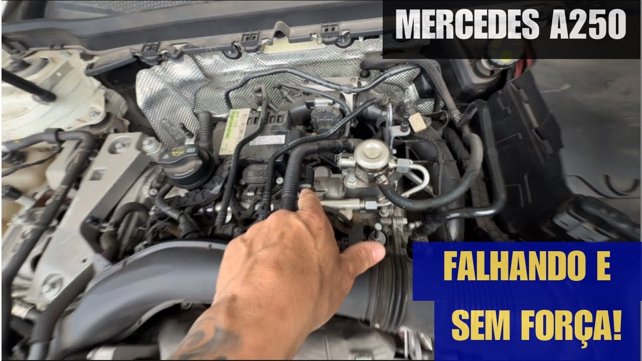 Mercedes A250 falhando, sem força e perda de potência!