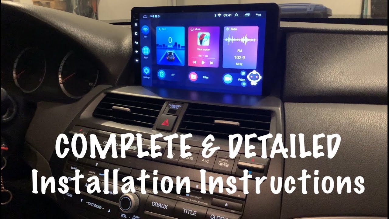 Видео по установке обновления Android Stereo для Honda Accord 2008–2012 годов с помощью CarPlay