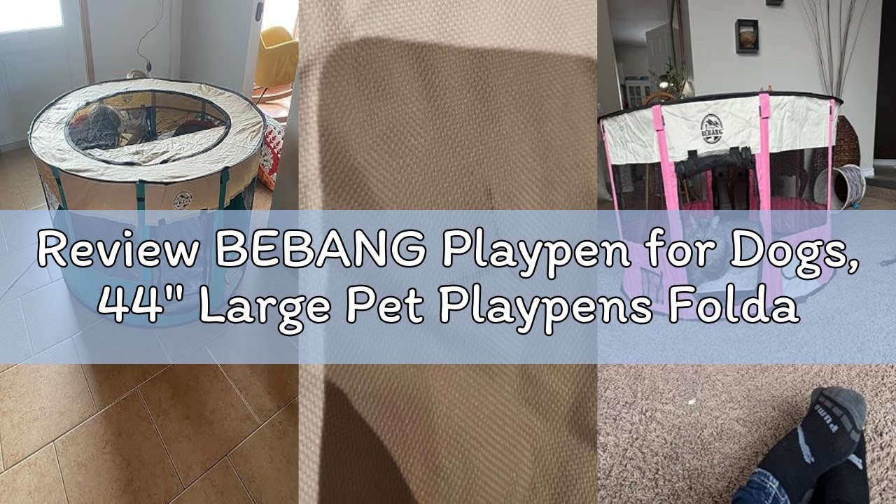 Review BEBANG Playpen for Dogs, 44