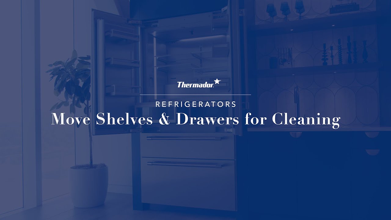 How to Move Shelves and Drawers | Thermador Built-in Refrigerator