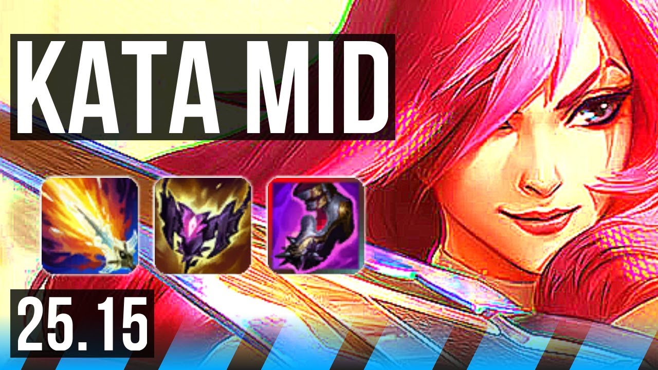 KATARINA vs MALZAHAR (MID) | Quadra, Legendary, 23/6/9, 46k DMG | KR Master | 25.15