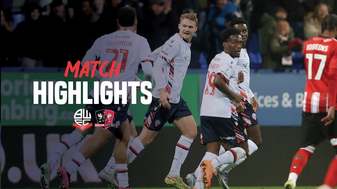 HIGHLIGHTS | Wanderers v Exeter City
