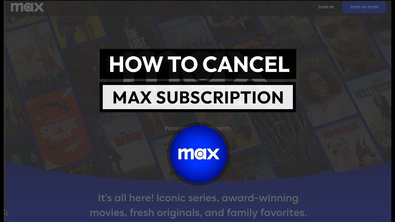 How to Cancel Max Subscription (formerly HBO MAX)