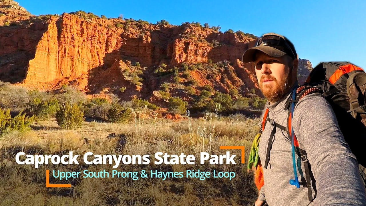 Backpacking CAPROCK CANYONS State Park | Complete Trail Guide | Upper South Prong-Haynes Ridge Loop