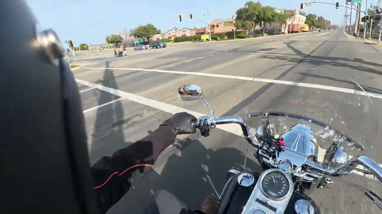 Feuling leaving Shop heading to Folsom HD 4 D