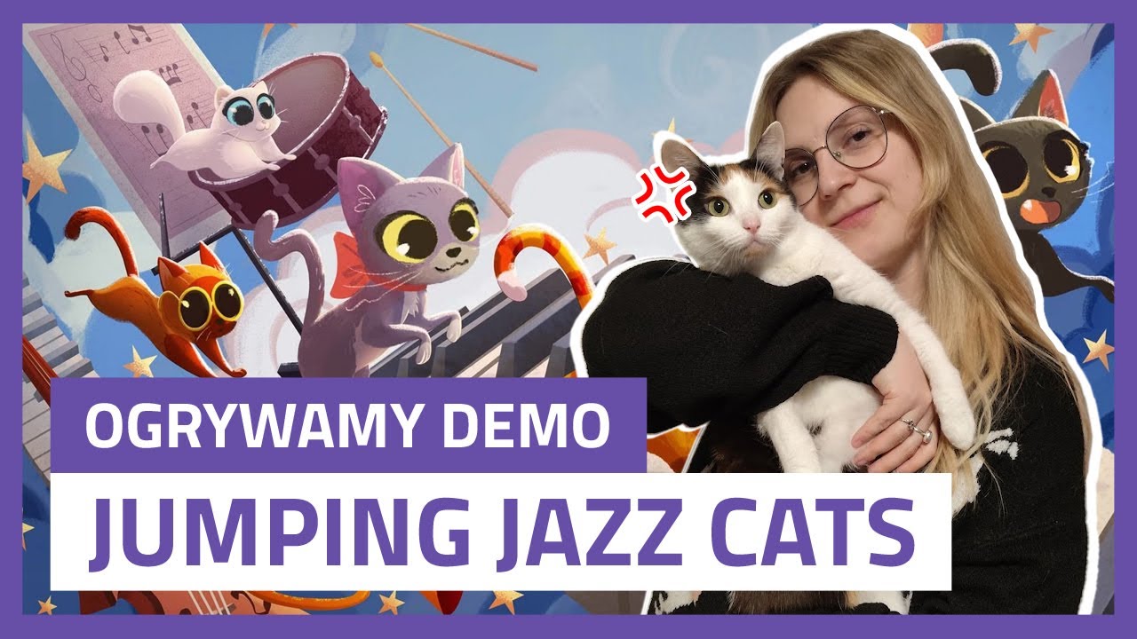 KOCI PARKOUR PRZY RELAKSUJĄCYCH JAZZOWYCH RYTMACH. Ogrywamy demo Jumping Jazz Cats (gameplay)