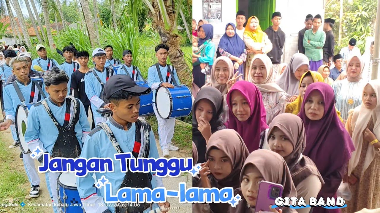 JANGAN TUNGGU LAMA-LAMA ‼️ GITA BAND Live Haflah MD MATHOLIUL ANWAR Barat Sawah 13 Februari 2026