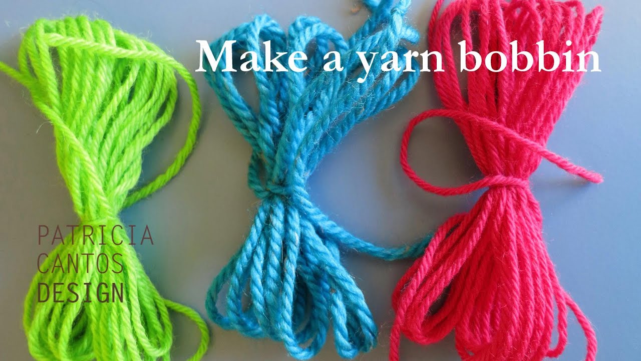 Yarn bobbin for weaving - Weaving lessons for beginners