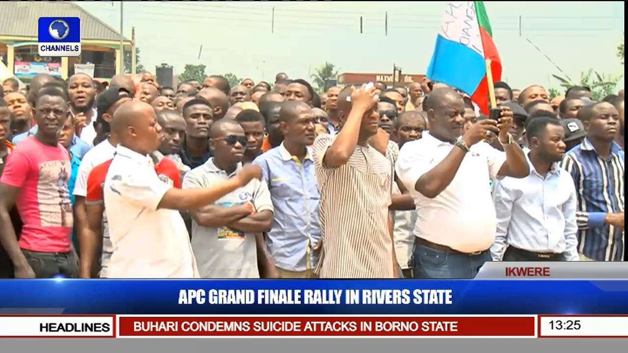 APC Holds Grand Finale Rally Ahead Of Re run Poll At Ikwere Rivers State Pt 1