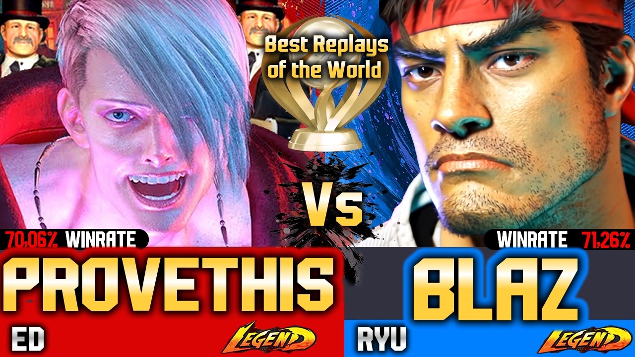 🔥 SF6 Ryu (BLAZ vs ProveThis, Mimam, Atma, FA SephilB) ▰ Street Fighter 6 Gameplay High Level