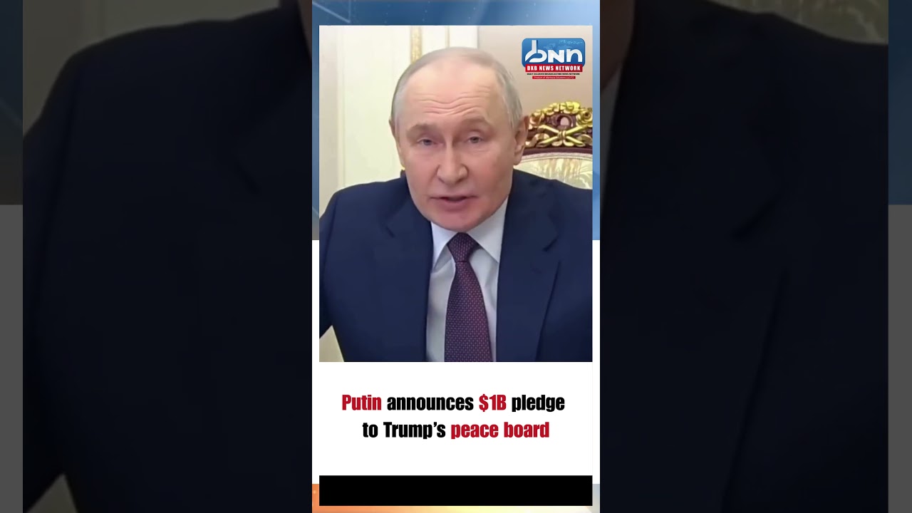 Putin Offers $1B Trump Board of Peace Permanent Seat Frozen Assets