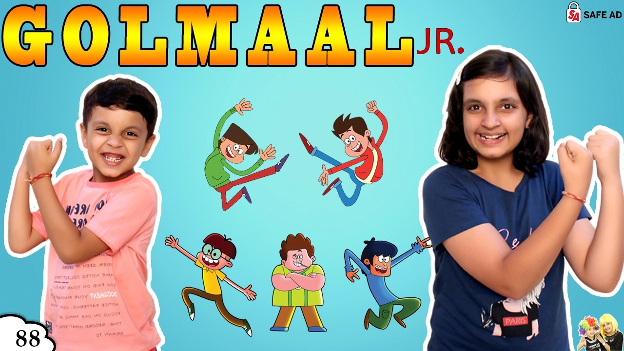 GOLMAAL JR. on Sonic Episode Review | Funny Cartoon | Ep 88 Aayu and Pihu Show
