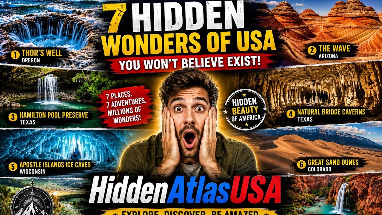 🇺🇸USA Hidden Places || Part 01|| Secret destination you must visit 🫡 ||