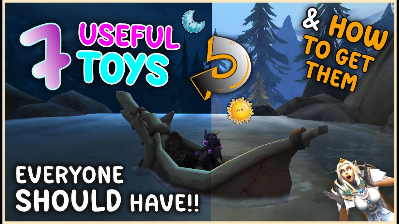 7 игрушек, которые должен иметь КАЖДЫЙ в WoW, и как их получить!