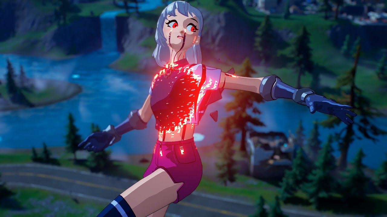 LEXA BUILT IN EMOTE HUNTER PROTOCOL (Fortnite Season 5 LEXA SKIN Review)