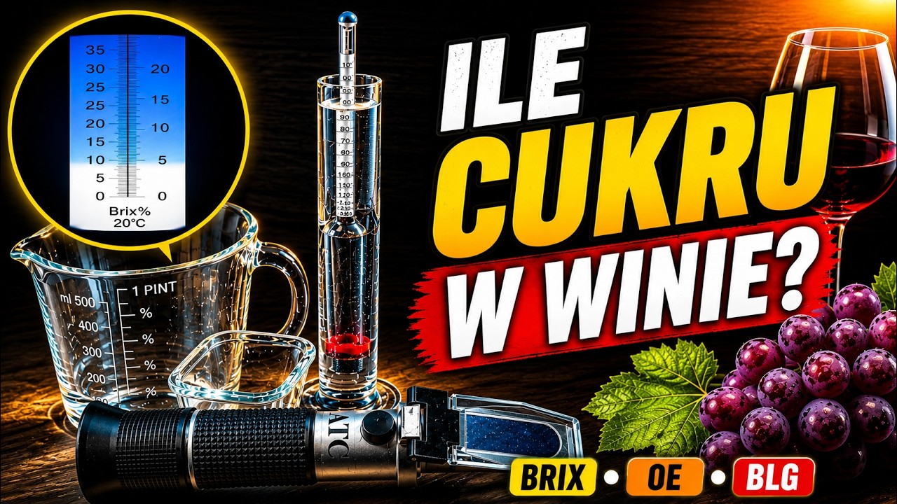 Blg Oe Brix  ilość cukru w soku nastawie krókie omówienie - cukromierz refraktometr spławik areometr