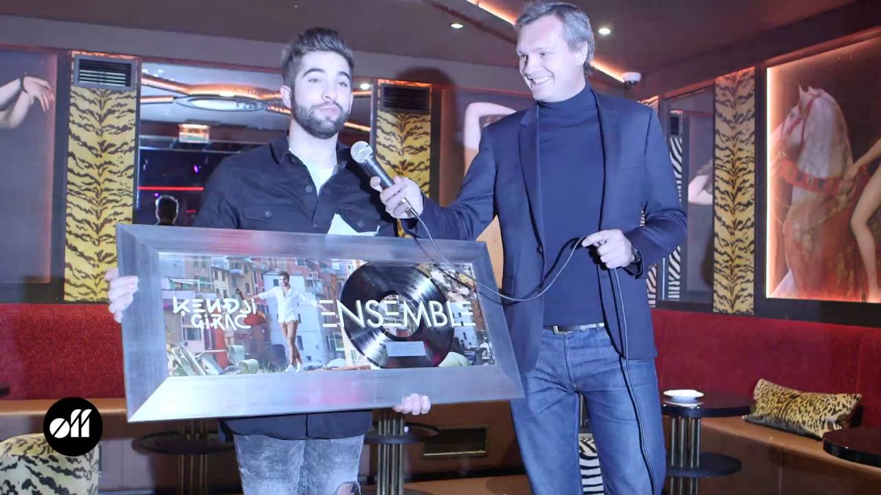 Kendji : remise de disque de diamant pour l'album Ensemble