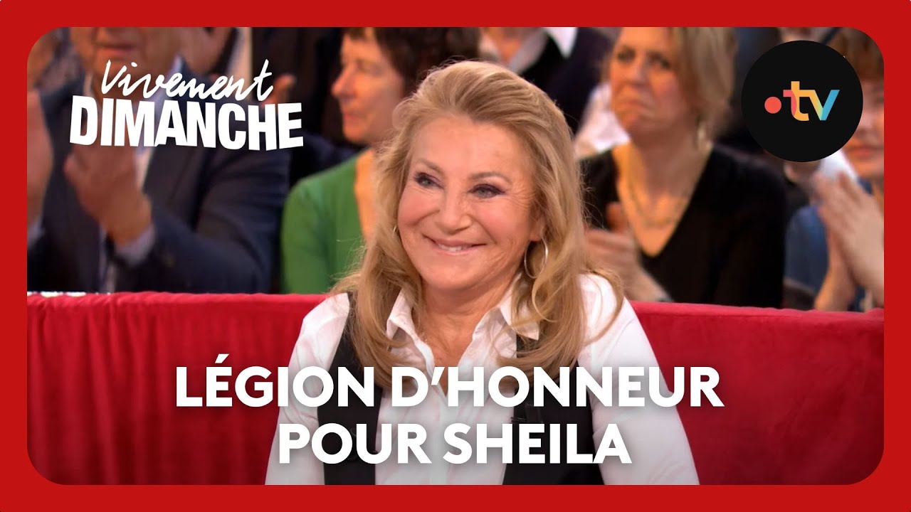 Sheila, décorée de la légion d’honneur par Emmanuel Macron ! - Vivement Dimanche 30 mars 2025