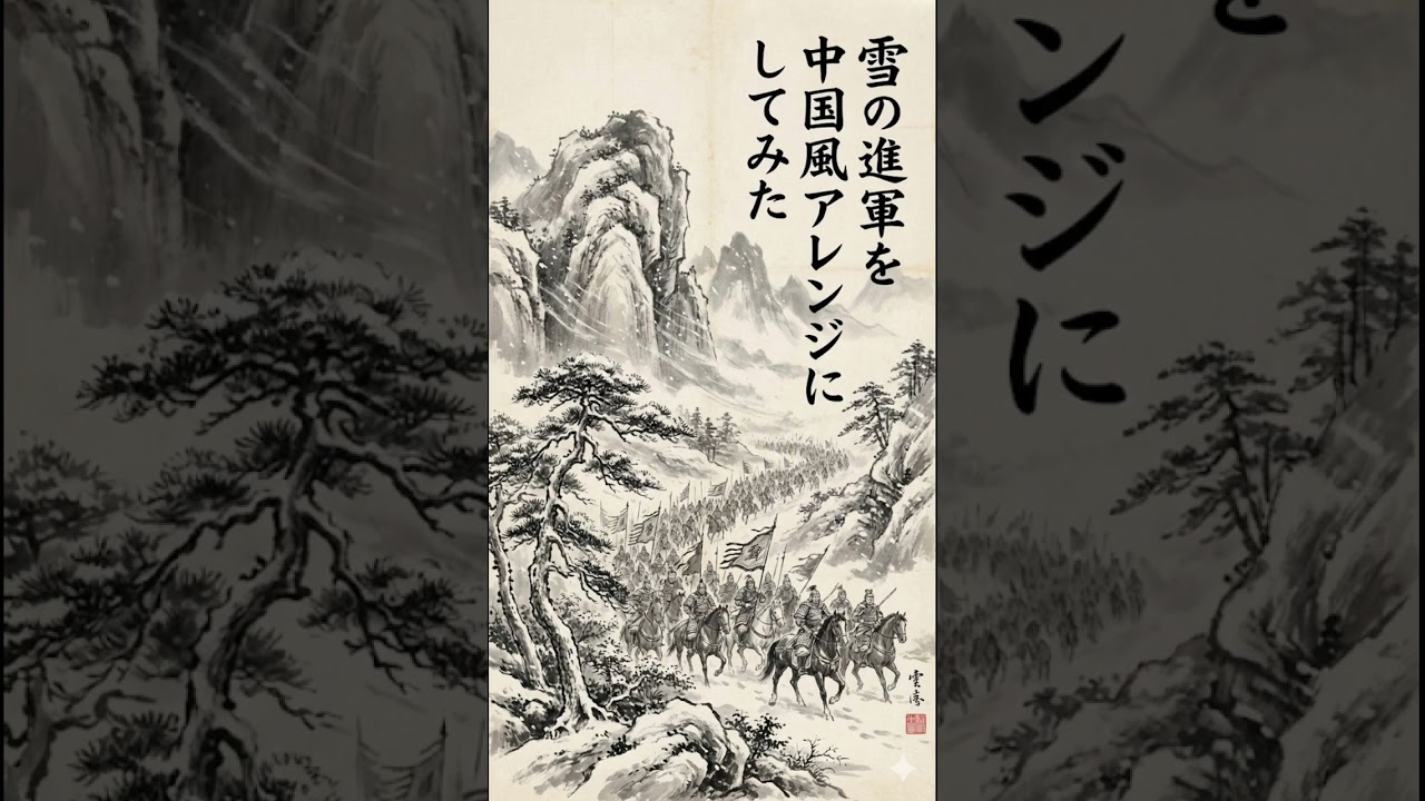 軍歌「雪の進軍」中国風アレンジJapanese military song“Yuki no shingun” Chinese style arrangement