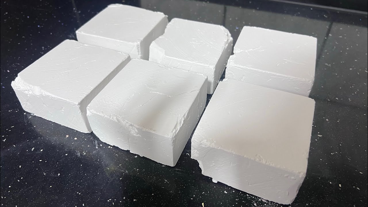 How to make Gym Chalk Blocks at home / ASMR #gymchalk #asmr #tutorial