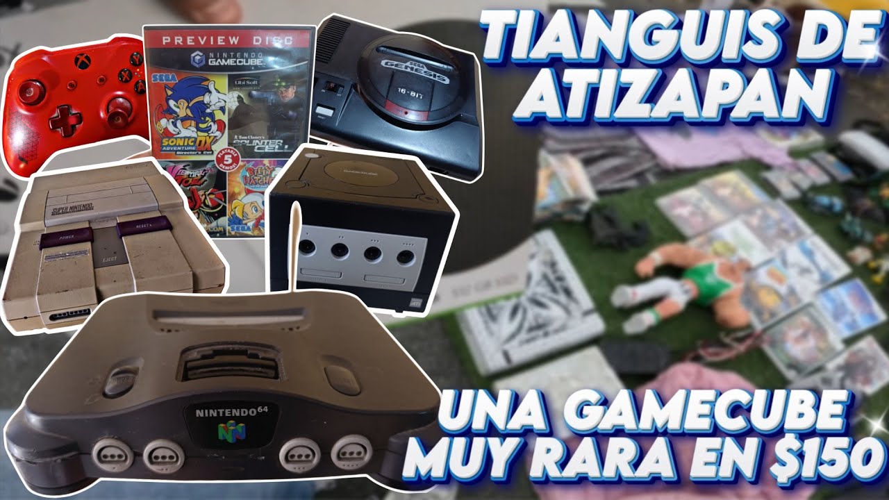 Consolas de $100 PESOS!!Tianguis Campanario Chachareando Videojuegos Nintendo 64 SNES Mando Xbox One