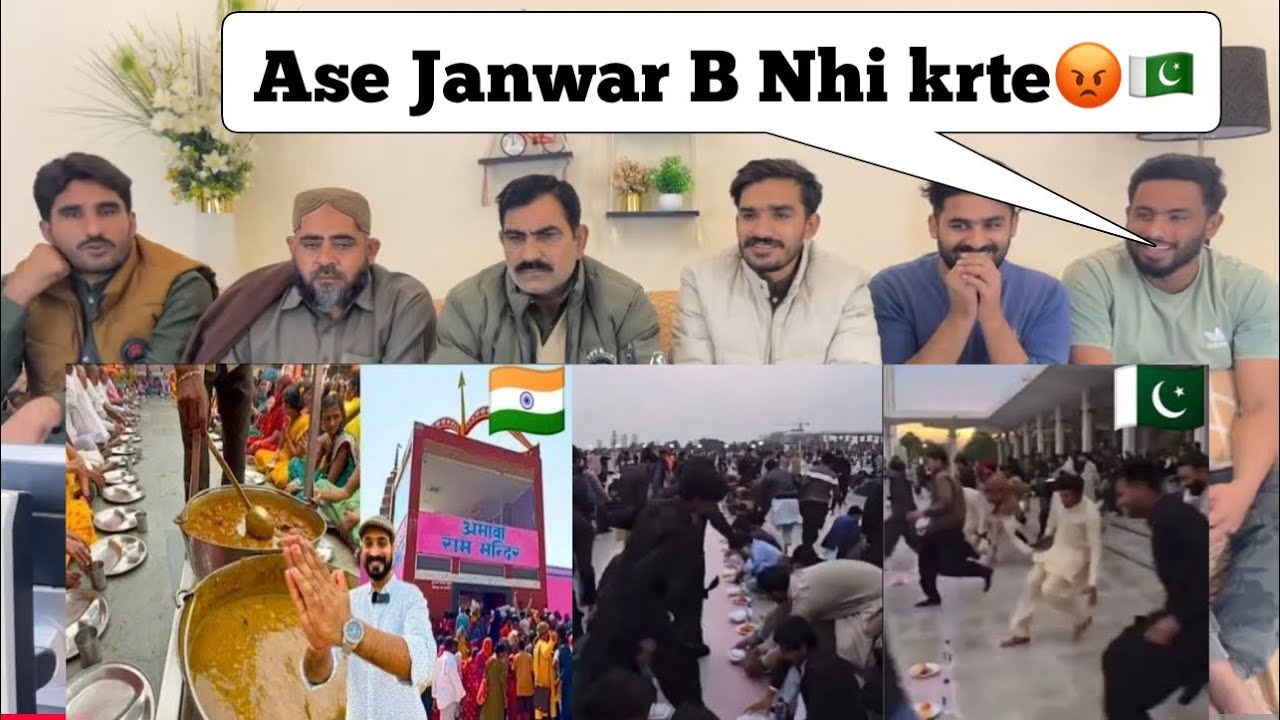 How Indians Eat Free Food In Mandir Vs How Pakistani Eat Free Food In Masjid
