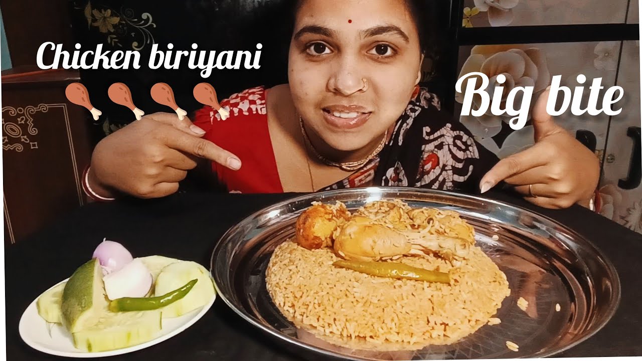 “Delicious Chicken Biryani Eating Show | Mitu Food Vlog 😍🍛”